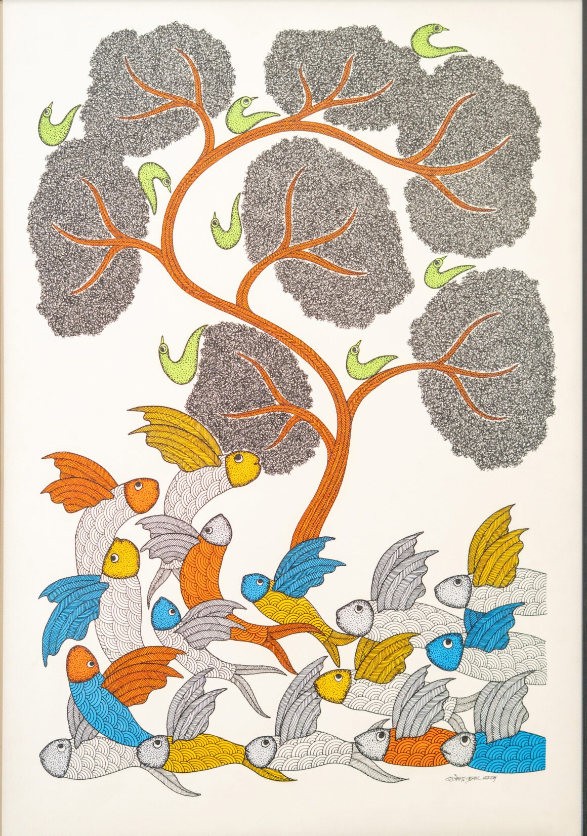 DSC00613 Interesting Painting of Famous Artist