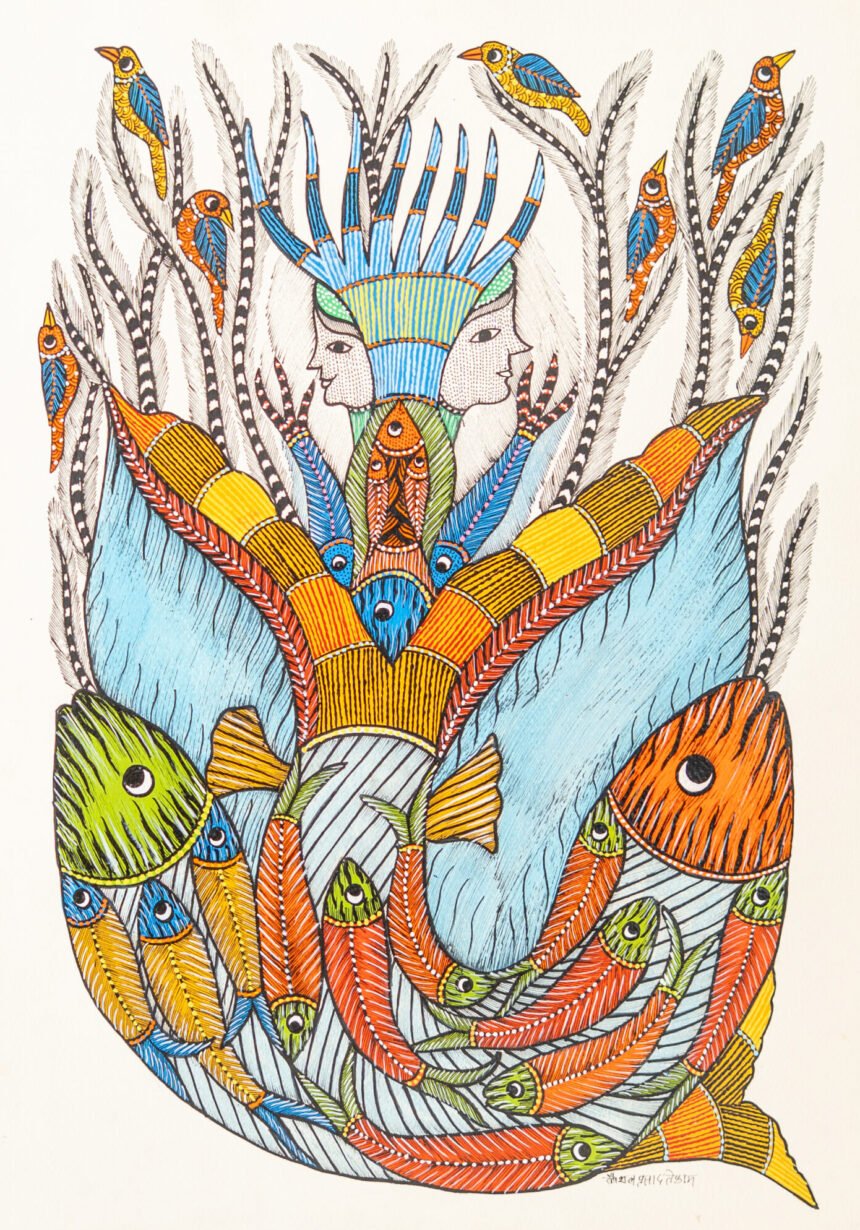 DSC00617 🌿 The Timeless Beauty of Gond Art: A Vibrant Expression of Tribal India